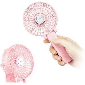 EasyAcc Pink Handheld Fan
